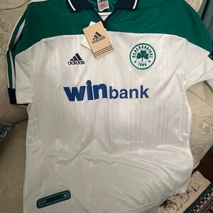 Panathinaikos Green and White Jersey